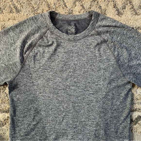 Qor Dark Heather Gray Performance Short Sleeve Shirts Small - Picture 4 of 9